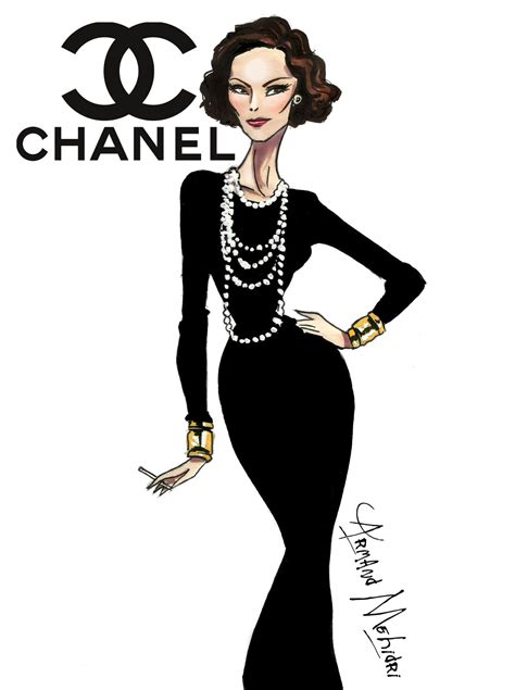 chanel drawing|chanel fashion drawings.